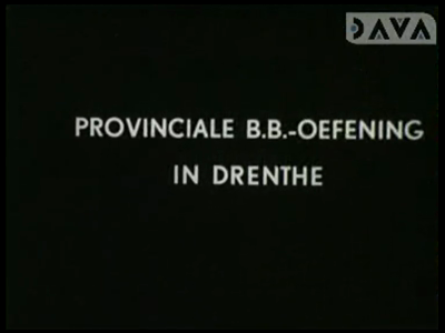 3761 AV3761 Provinciale oefening BB Drenthe; 1956