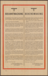 359 Bekanntmachung Bekendmaking , 1944-01-29