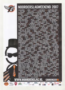9658 Eurosonic Noorderslag 2007, combi-affiche