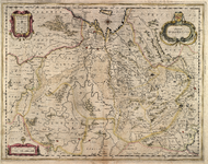 66-PBO066 Ditio | Trans-isulana 1 kaart. Gekleurd. Met dingspel-indeling in Drenthe uit de kaart van Pijnacker van ...
