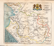 79-PBO079 Kaartje | DER | provincie | OVERIJSSEL. | 1856 1 kaart. Onder de kaart : Z.W. van Schreven fec(it)., Grootte ...