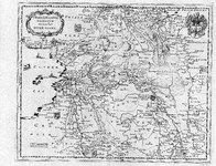 86-PBO086 TRANSISELANIA | DOMINVM | vernacluè | OVER-YSSEL. 1 kaart. Kopie van de kaart van Blaeu van 1638. Kleiner en ...