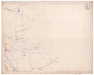19223-A1.B4 Blad B4 van de algemene kaart van Overijssel. Een klein deel NO Twente bij Lage, Duitsland. Met ...