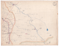 19223-A1.C4 Blad C4 van de algemene kaart van Overijssel, gedeelte Oost twente. Met hoogtemetingen. Met stempel van de ...
