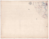 19223-A1.D1 Blad D1 van de algemene kaart van Overijssel. Een klein hoekje van Overijssel en een stukje Gelderland bij ...