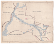 19223-B10.1 [Geen titel] Kaart van de Vecht, van de monding in het Zwarte Water tot Huis Den Doorn, met voorstel tot ...