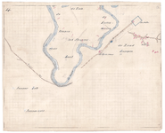 19223-B10.14 [Geen titel] Kaart van de meander van de Vecht ten zuidoosten van Junne en ten zuidwesten van Beerze. ...