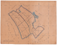 19224-31 Kamperveen Kaart van de gemeente Kamperveen. Op de kaart worden vermeld: Kampen, Doornspijk, Oldebroek, Zalk, ...