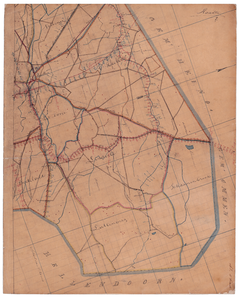 19224-43.2 Raalte 2 Kaart van het noordelijk deel van de gemeente Raalte met rondom de gemeenten Heino, Ommen en ...