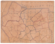 19224-49.1 Tubbergen 1 Kaart van het westelijk deel van de gemeente Tubbergen met rondom de gemeenten Vriezenveeen, ...