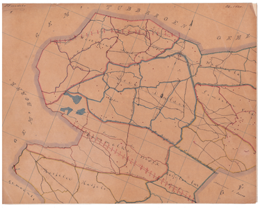 19224-54.1 Weerselo 1 Kaart van de gemeente Weerselo met rondom de gemeenten Hengelo, Borne, Tubbergen, Denekamp en ...