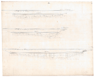 19224-B11.17 [Geen titel] Dwarsdoorsneden van de Vecht tussen Varsen en Vilsteren en Vecht., 1847