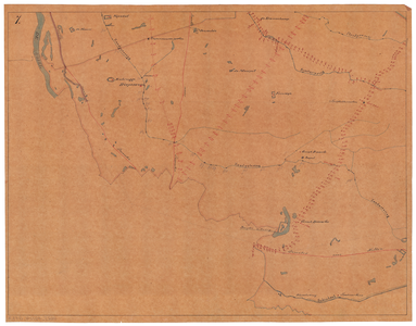 19224-B13.7 [Geen titel] Blad 7 van de kaart van de Sallandse Weteringen, rond Deventer, Diepenveen, De Moespot, Groot ...
