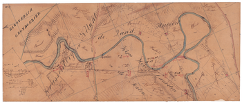 19224-C22.17 [Geen titel] Kaart van de Dinkel ter hoogte van het noordelijk deel van Losser. Vermeld worden: Hanoversch ...