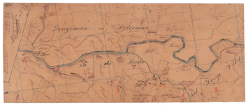 19224-C22.20 [Geen titel] Kaart van de Dinkel ten westen van Overdinkel, vanaf de Zoekerbrug tot Glane. Vermeld worden: ...
