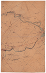 19224-C22.6A [Geen titel] Kaart van de Dinkel en de Bijdinkel, ten westen van Denekamp, tot de splitsing van de de ...