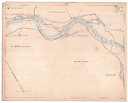 19225-10Z4 [Geen titel] Kaartblad van de rivier de Vecht vanaf de Tempel tot voorbij Vechterweerd en Emmen, tussen ...