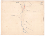 19231-22X5 [Geen titel] Kaart van de Dinkel, tussen Tilligte en het Harseveld bij Denekamp. Aan de westzijde: Oude ...