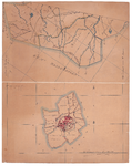 19224-10.1 en 38 Ambt Delden 1 [en] Oldenzaal Twee kaarten op een vel die niets met elkaar te maken hebben, Boven: ...