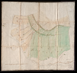 4. Kaart van de kerspelen Staphorst en Rouveen, met aanduiding van de verschillende slagen en de scheiding tussen de ...