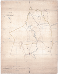 1363 Schets van de Dammarke 1845 Schetsmatige kaart van de Dammarke. Wegen: Weg naar Egede, weg naar Dammerbeek, weg ...