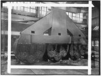 1958 FDSTORK-4471 Ketels. Batterij van drie scheepsketels elk van 185 m2 verwarmend oppervlak, stoomdruk 13 kg/cm2, ...