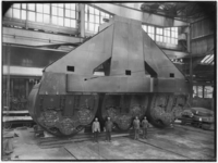 1959 FDSTORK-4472 Ketels. Batterij van drie scheepsketels elk van 185 m2 verwarmend oppervlak, stoomdruk 13 kg/cm2, ...