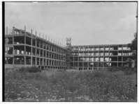 23743 FDSTORK-6787 Opname tijdens de bouw van het Koningin Juliana Ziekenhuis., 24-07-1952