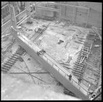 33569 FDSTORK-11141 Opname tijdens de bouw van de tweede nieuwe stelplaats., 00-00-1957 - 00-00-1958
