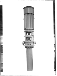 9081 FDSTORK-3523 Pompen. Verticale pomp, type W.B. 2 , bestemd voor Esso Hamburg, order 291912., 29-07-1953 - 27-08-1953