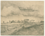 15 -2 Landschap met korenschoven., 1943-08-21