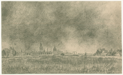 15 -4 Gezicht op Kampen van over de IJssel., 1943-09