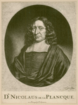 16 -1 Portret van Dominee Nicolaus de la Plancque, 1700