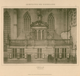 16 -9 Foto van de Hoofdwacht in Zwolle, voor de Michaelskerk of Grote Kerk, 1900