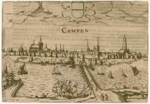 2 -7 Gezicht op Kampen, 1600