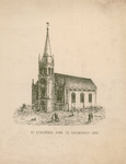 8 -7 Afbeelding van de Hervormde kerk in Vroomshoop., 1869
