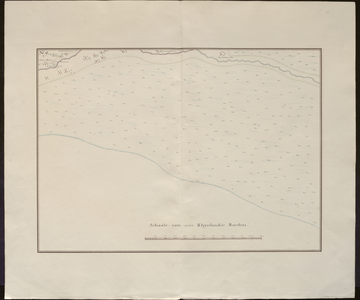 44 N.9. Blad 9 van de grote kaart hierboven. Rivier de Aa of Schoonder Diep met de Moerassen., 1740