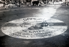 13413 FDHEEMAF030433 Reclame voor SKA motoren in de Arena van Valencia (Spanje), 1926-01-01