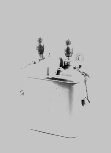 146 FDHEEMAF055881 Looplamp transformator. Het betreft een opname voor een nieuwe prijslijst, 1942-11-06