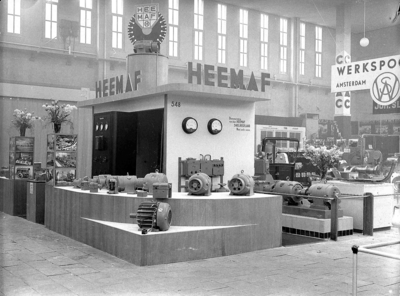 6202 FDHEEMAF054583 HEEMAF stand op de Voorjaarbeurs in Utrecht, 1939-03-23