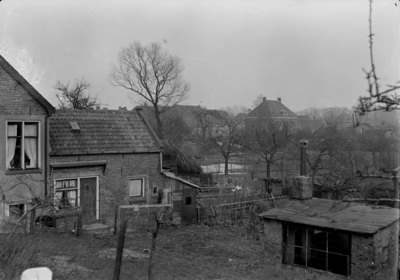 117 Wijhe: Opname van huizen in het dorp., 12-02-1941