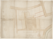 12461-KD000097 Niewe pleyn tot een marckt Kaart van de aan te leggen nieuwe markt en de door het stadsbestuur te ...