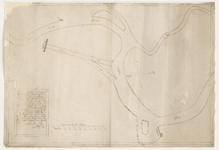1274-KD000185 [Zonder titel] Kaart door Hendrik van Lindt van het Zwarte Water en de zijtakken ervan. Het Oude Diep en ...