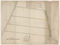 1359-KD000150 [Zonder titel] Kaart van de Lage Geren (ten noorden van de Hoge Geren) bij de samenkomst van de ...
