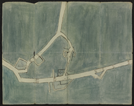 1370-KD000261 [Zonder titel] Kaart door A. Stellingwerf aan de 'Heeren gecommitteerden der stad Deventer' over een ...