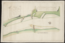 1402-KD000241 Kaart van het Kaaterveer in de river den IJssel Kaart betreffende herstel Katerveer, met door Cornelis ...