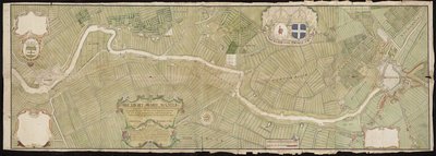 1411-KD000197 Caarte van het Swartewaater of nette beschryvinge van het vaarwater van de stat Zwol op Hasselt Het ...