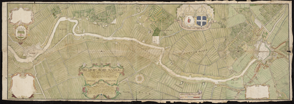 1411-KD000197 Caarte van het Swartewaater of nette beschryvinge van het vaarwater van de stat Zwol op Hasselt Het ...
