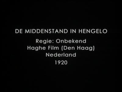 10554BB02273 Stadsfilm waarin een ronde wordt gemaakt langs de Hengelose middenstand aan de hand van een winkelend ...