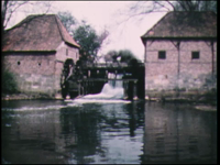 12757BB01921 Een film, rond de watermolens in Twente, met beelden van de Oostendorper molen uit, oorspronkelijk, 1548, ...